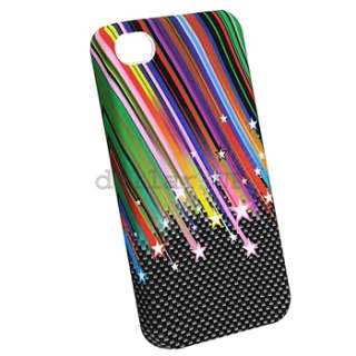   case compatible with apple iphone 4 rainbow star quantity 1 this slim