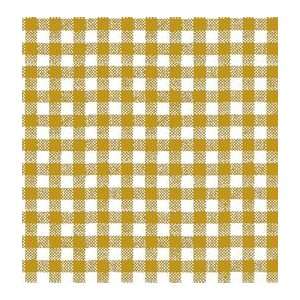  Mayflower 11398 Cello Goodie Bag   Gold Gingham Pack Of 
