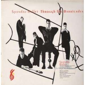   THROUGH THE BARRICADES LP (VINYL) UK CBS 1986 SPANDAU BALLET Music