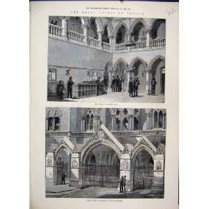  Royal Courts Justice Judges Chamber Hall 1882 Strand