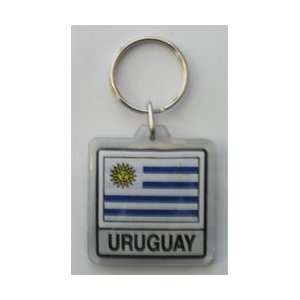 Uruguay   Country Lucite Key Ring