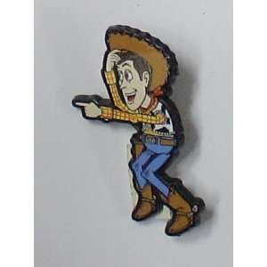  Vintage Disney Pin (Plastic) Toy Story Woody Pointing 