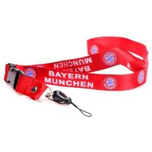  Bayern FC   Lanyard / Ribbon / Keychain (Red) Sports 