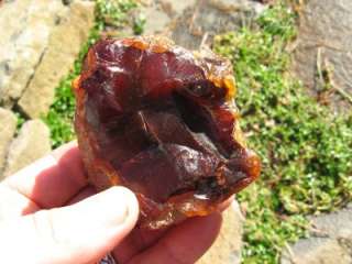 rough 10oz red carnelian agate geode from Oregon  