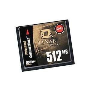  Lexar 512 MB 24x CompactFlash Card Electronics