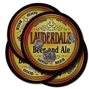 Lauderdale Beer and Ale Coaster Set 