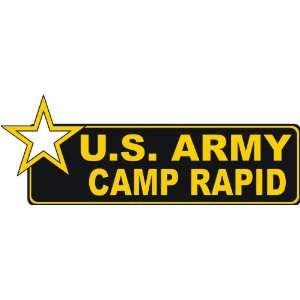  United States Army Camp Rapid Bumper Sticker Decal 9 