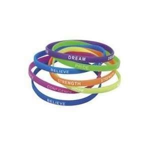    853500 Positively Skinny Silicone Bracelets 