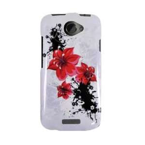  Graphic Case for HTC One S   Red Lily Cell Phones 