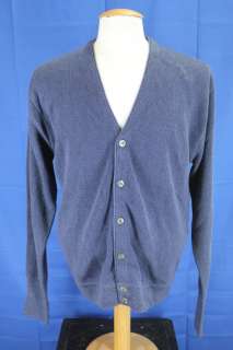 Cypress Links Golf Dark Blue Cardigan Sweater Medium  