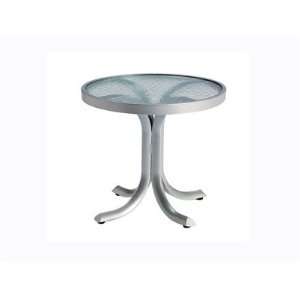   Acrylic & Glass Cast Aluminum 20 Round Patio Coffee Table Kitchen