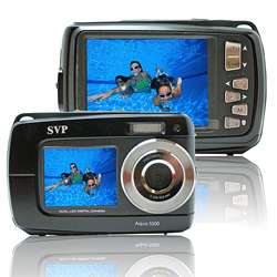   5500 Black (with Micro 4GB) 18MP Dual Screen Waterproof Digital Camera