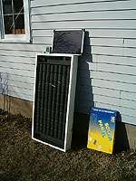 Solar Air Heater Unit Heating Panel System kit 2000btu  