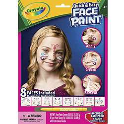Crayola Quick and Easy Flowers and Fairies Face Paint Kits   