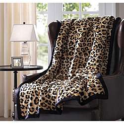 Softspun Cheetah Print Down Alternative Throw  