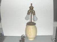 Vintage Weller Pottery   Made into an Electrified Lamp  