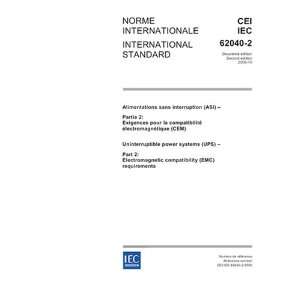  IEC 62040 2 Ed. 2.0 b2005, Uninterruptible power systems 