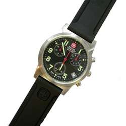 Wenger Mens Swiss Military Chronograph Watch (Refurbished 