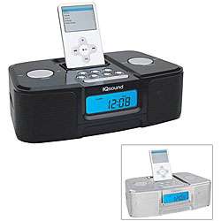 Supersonic IQ Sound IQ 1307 iPod Speaker System with Clock Radio 