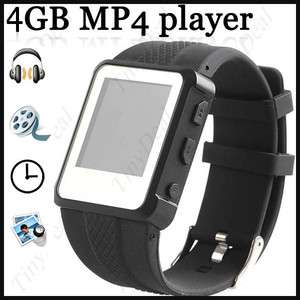 4GB Watch 1.4  MP4 Player Video Audio Recorder FM  