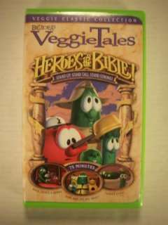 VeggieTales Heroes of the Bible VHS Tape 045986021410  