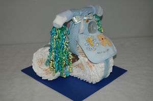 Tricycle Diaper Cake   Baby Shower Center Piece or Gift  