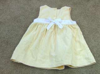 Baby Girls sz 12 18 months GYMBOREE Daisy the Cow Line Yellow Corduroy 