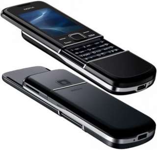 New Unlocked NOKIA 8800 Black Mobile Phone CAMERA JAVA GPRS  
