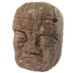  Grand Megalithic Olmec Head Statue
