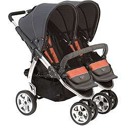 Valco Baby Latitude Double Stroller in Clay  