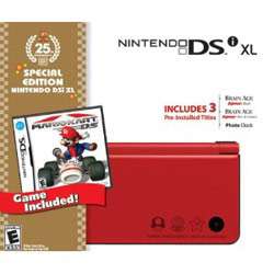Nintendo DSi XL Red Bundle with Mario Kart   By Nintendo of America 