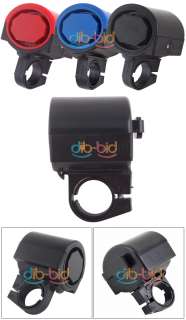 Electronic Bicycle Bike Alarm LED Loud Bell w/ Battery  