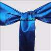   Satin Sashes Bows Wedding Party Chair Cover Banquet 15*275cm  