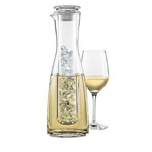  Wine Enthusiast 2 Piece Wine Chilling Carafe