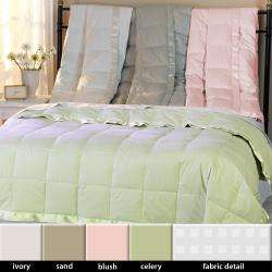 Oversized 600 Thread Count Supima Cotton Mosaic Down Blanket 