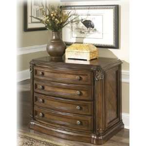  Bellissimo Brown Traditional Style Lateral File Bellissimo 