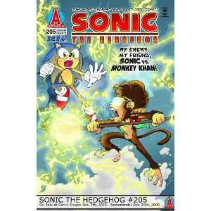  Sonic the Hedgehog #205 Steven Butler Books