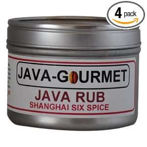 Java Rub Shanghi Six Spice, 3.3 Ounce (Pack of 4)
