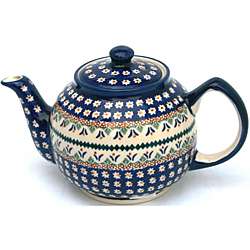 Boleslawiec 40 ounce Classic Stoneware Teapot (Poland 