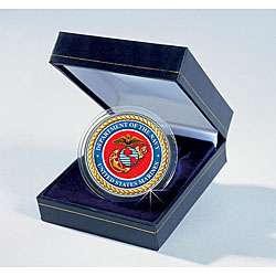 Armed Forces Commemorative Colorized JFK Marines Half dollar 
