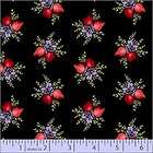   Bouquets on Black Modern Romance Marcus Brothers Quilt Shop Fabric