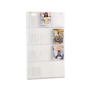  Reveal Clear Literature Displays, 12 Compartments, 30w x 