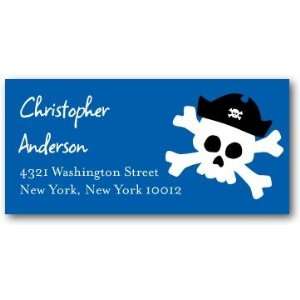  Return Address Labels   Pirate Skull By Rod Greenwood 