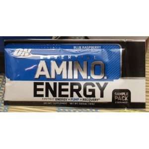  Optimum Nutrition Amino Energy Blue Rasberry Sampler 5 