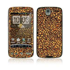  HTC Desire Skin   Orange Leopard 