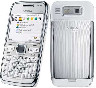 NEW Nokia E72 3G 5MP WIFI GPS UNLOCKED SMARTPHONE WHITE 758478021798 