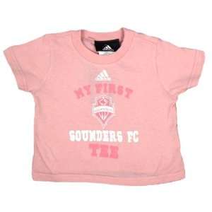 Infant First Pink Seattle Sounders Tee   3 6Mos  Sports 