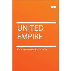  United Empire Royal Commonwealth Society Books
