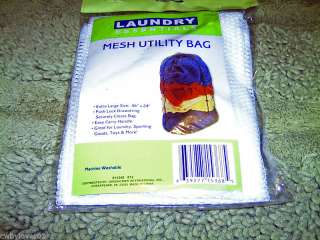 Large 36 by 24 Mesh Drawstring Utility (Laundry) Bag  