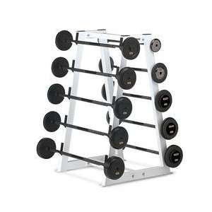 Quiet Iron Barbell Set with Rack 